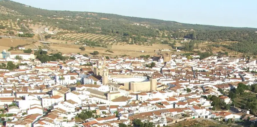 Vista de Fregenal de la Sierra (Badajoz)