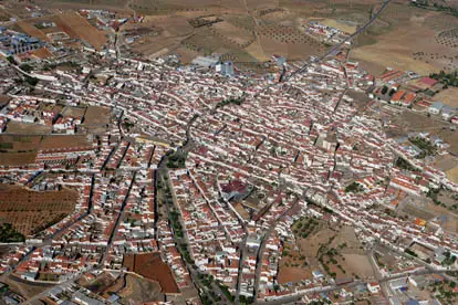 Vista de Fuente del Maestre (Badajoz)