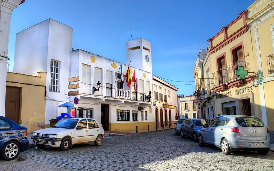 Vista de La Zarza (Badajoz)
