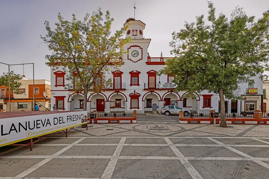 Vista de Villanueva del Fresno (Badajoz)